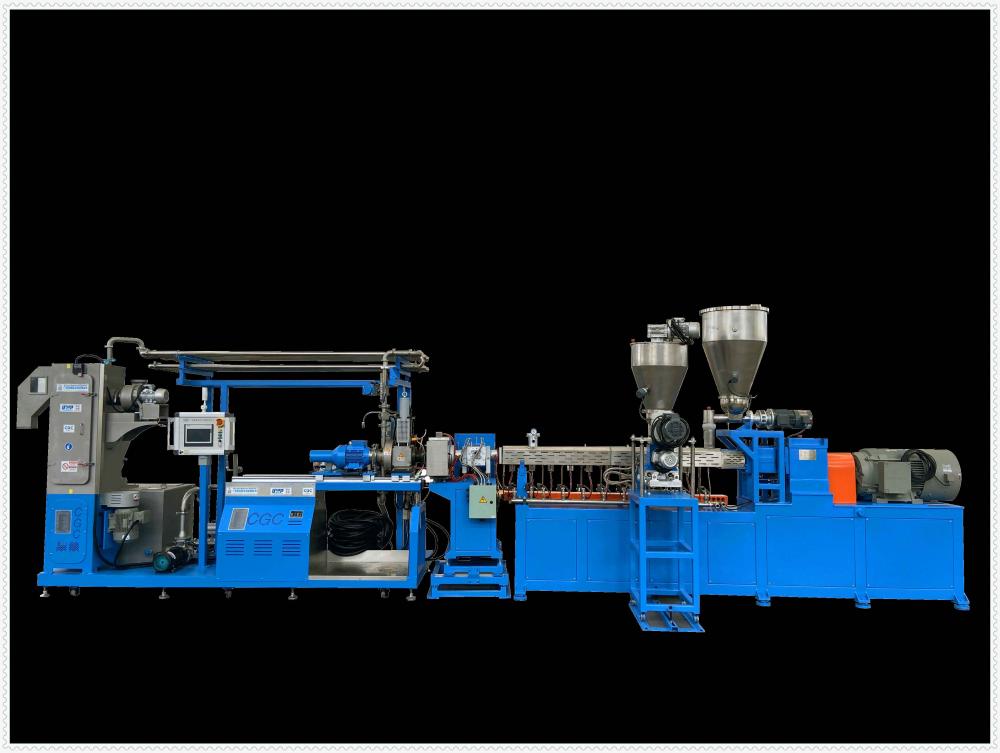 PVC Conical Twin Screw Plastic Extruder