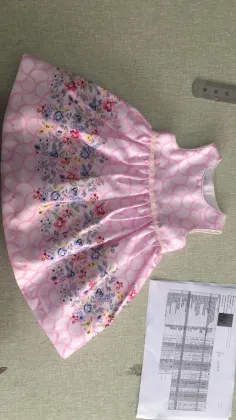 coat & Printed skirt Princess Dress