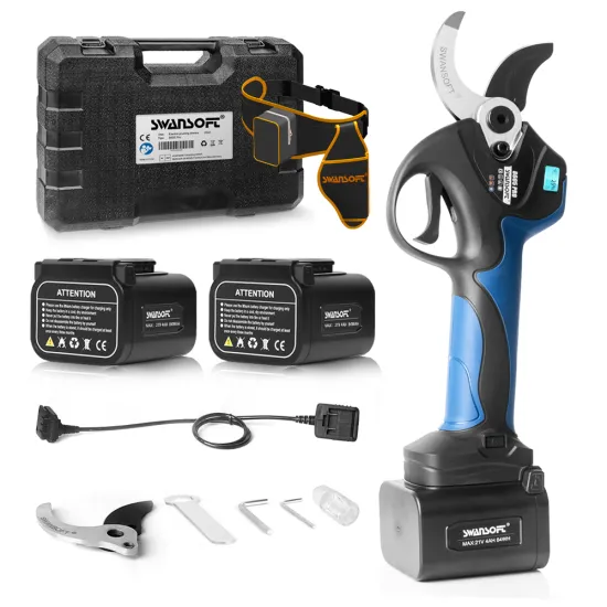 SWANSOFT 8605PRO Cordless Pruner - Electric Pruning Shears for Gardening and Orchards