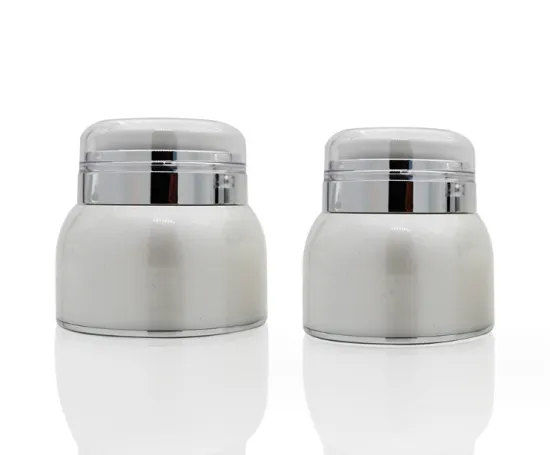 30G 50G Arcylic Refillable Cream Airless Jar Round