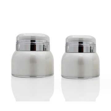 30G 50G Arcylic Refillable Cream Airless Jar Round