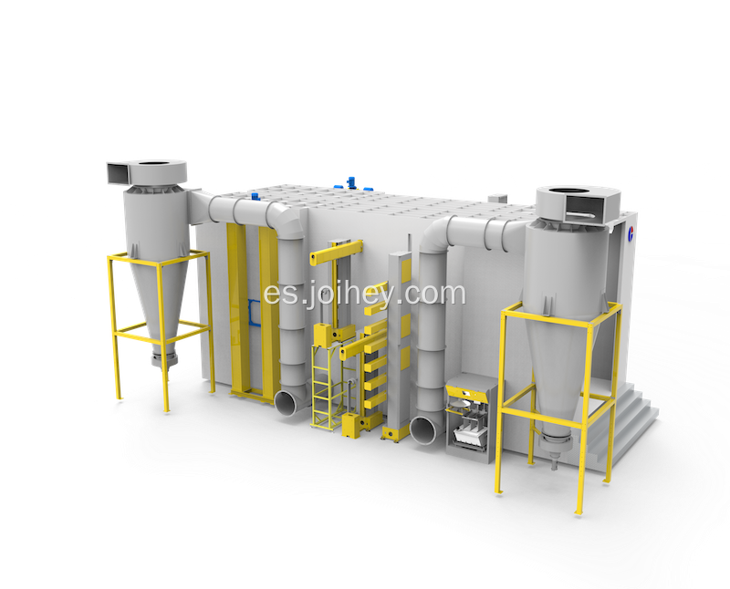 Cabina de recubrimiento de polvo de maquinaria de ingeniería