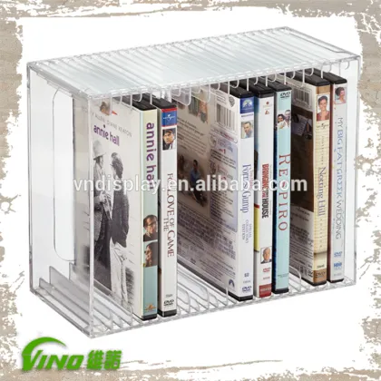 Acylic CD Rack , CD Display Rack , Tabletop CD Display Rack
