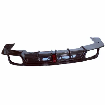 SM Style Carbon Fiber Rear Diffuser Bumper Spoiler Kit for 2018-2022 Porsche Cayenne Coupe
