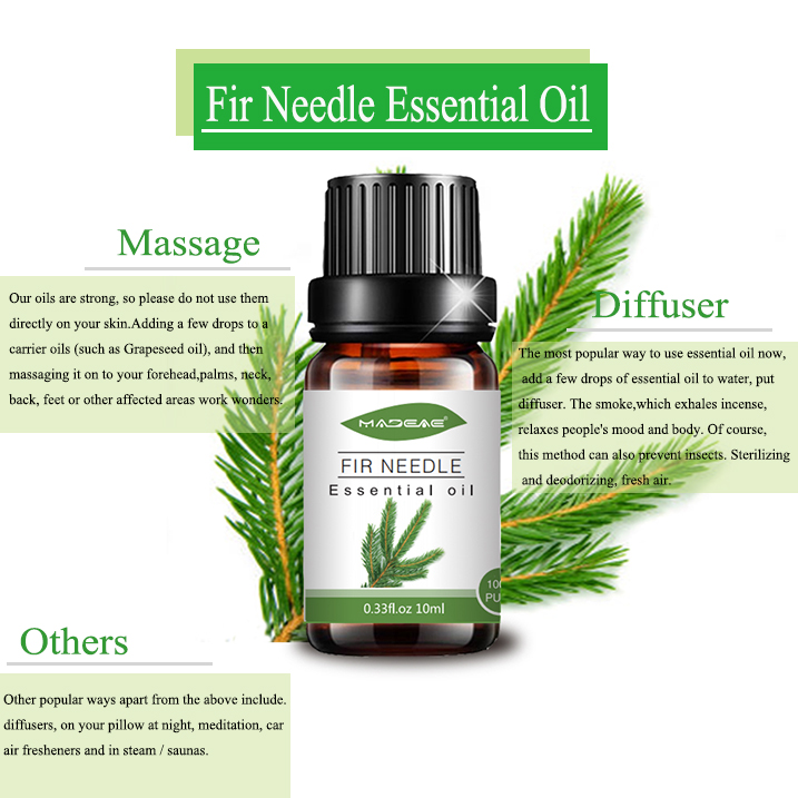 100% pure natural organic fir needle essential oil