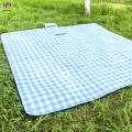 Plaid printed waterproof picnic mat