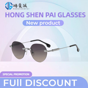 Gafas de sol redondas con lentes degradados para un estilo moderno