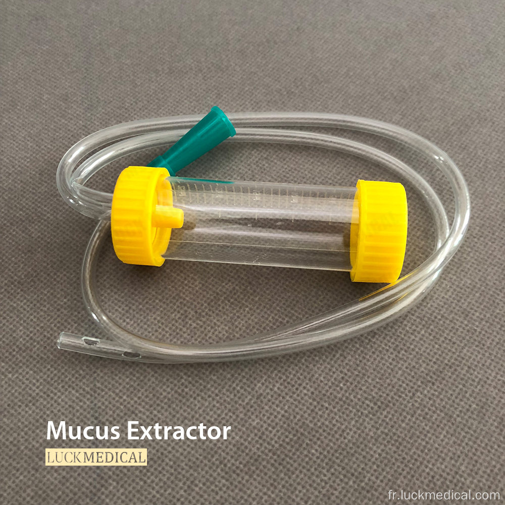 Extracteur de mucus en plastique jetable