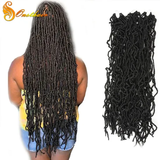 MYZYR Soft Dread Bobbi Boss Nu Locs Crochet Hair Ombre Faux Locs Crochet Braids Synthetic Hair 36 Inch 21 Strands/pack 10-30days