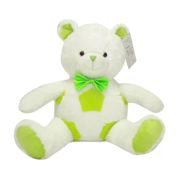 Plush bear with football style body, unique design and fashionable style