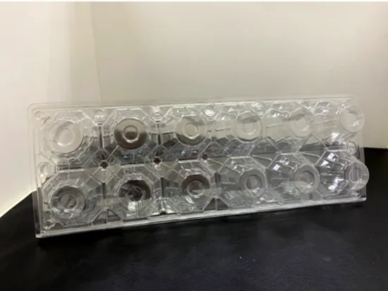 Transparent PET Material 12 Holes Egg Packaging