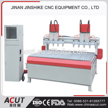 ACUT-2018 Mulit Head CNC Router Crafts Woodworking Cutting Machine