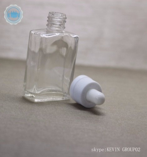 30ml rectangular bottle glass bottle square 30ml square dropper bottle