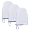 Maquillage de nettoyage de visage de flanelle en microfibre Retourage des gants en tissu