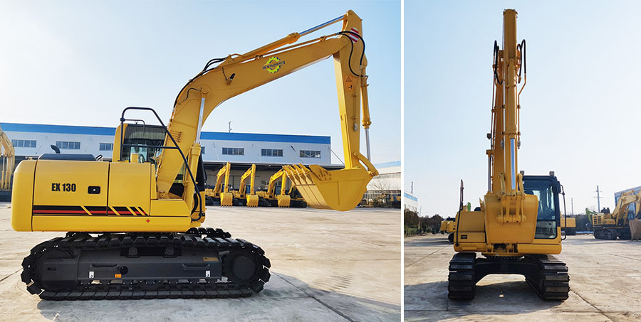 13Ton crawler excavator for sale in stock