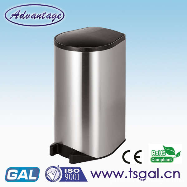 stainless steel automatic trash can