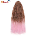 Afro sintético Rizos Kinky Curly Braiding Extensiones de cabello