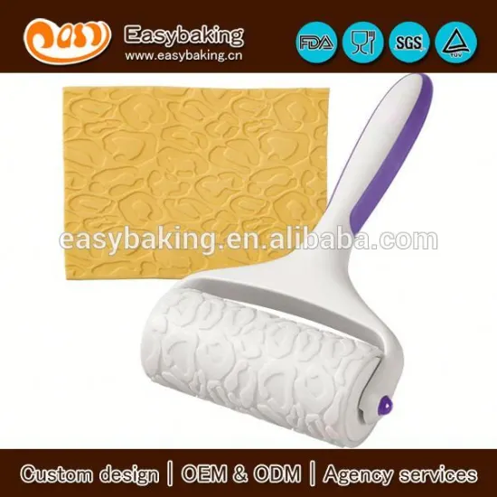 Hot selling leopard print fondant cake decorating tools fondant roller