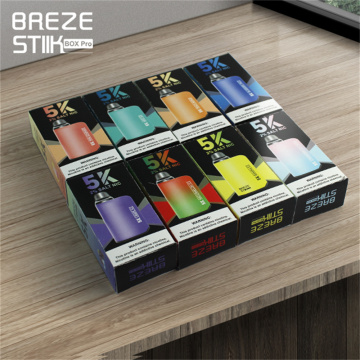 Original Breze Stiik Box 5K Disposable Vape ECigarettes
