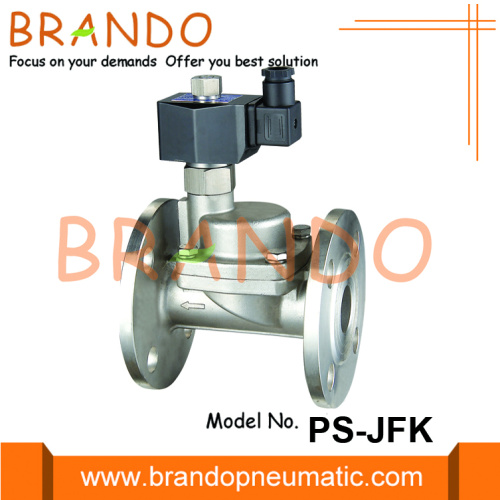 2.5&#39;&#39; 3&#39;&#39; Flanşlı Buharlı Paslanmaz Çelik Solenoid Valf