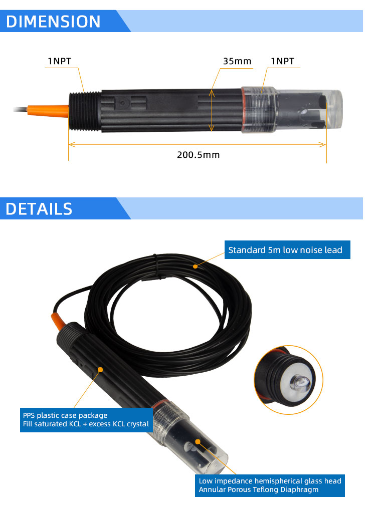 Industrial pH Probe For Sewage