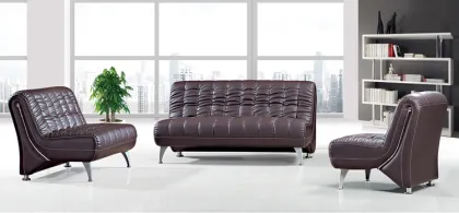 Leather Office Sofa Set, Cheap Office Sofa, Office Reception Sofa