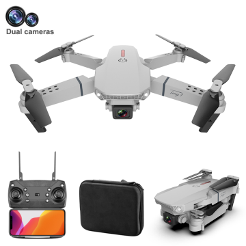 Venta en caliente E99 Drones: Modo FPV sin cabeza 4K HD Cámara dual Wifi Quadcopter plegable