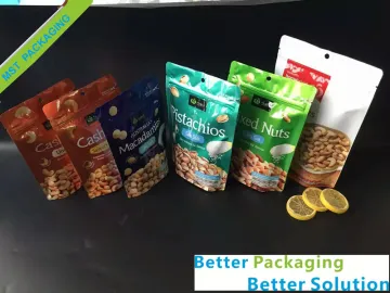 Nut Aluminum Stand Up Zipper Bag