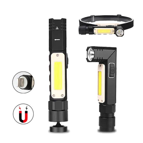 USB Rechargeable small 5 Modes XPG+COB Work Light