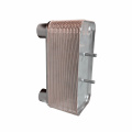 Condensador calentamiento central de cobre intercambiador de calor de placa soldada
