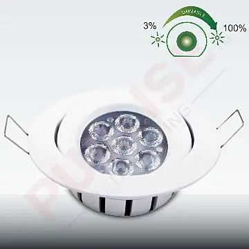 8W Adjustable&Dimmable Mini LED Downlight IP54 waterproof