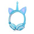 Unicorn Wired Headphone Girls Music Stereo Earphone