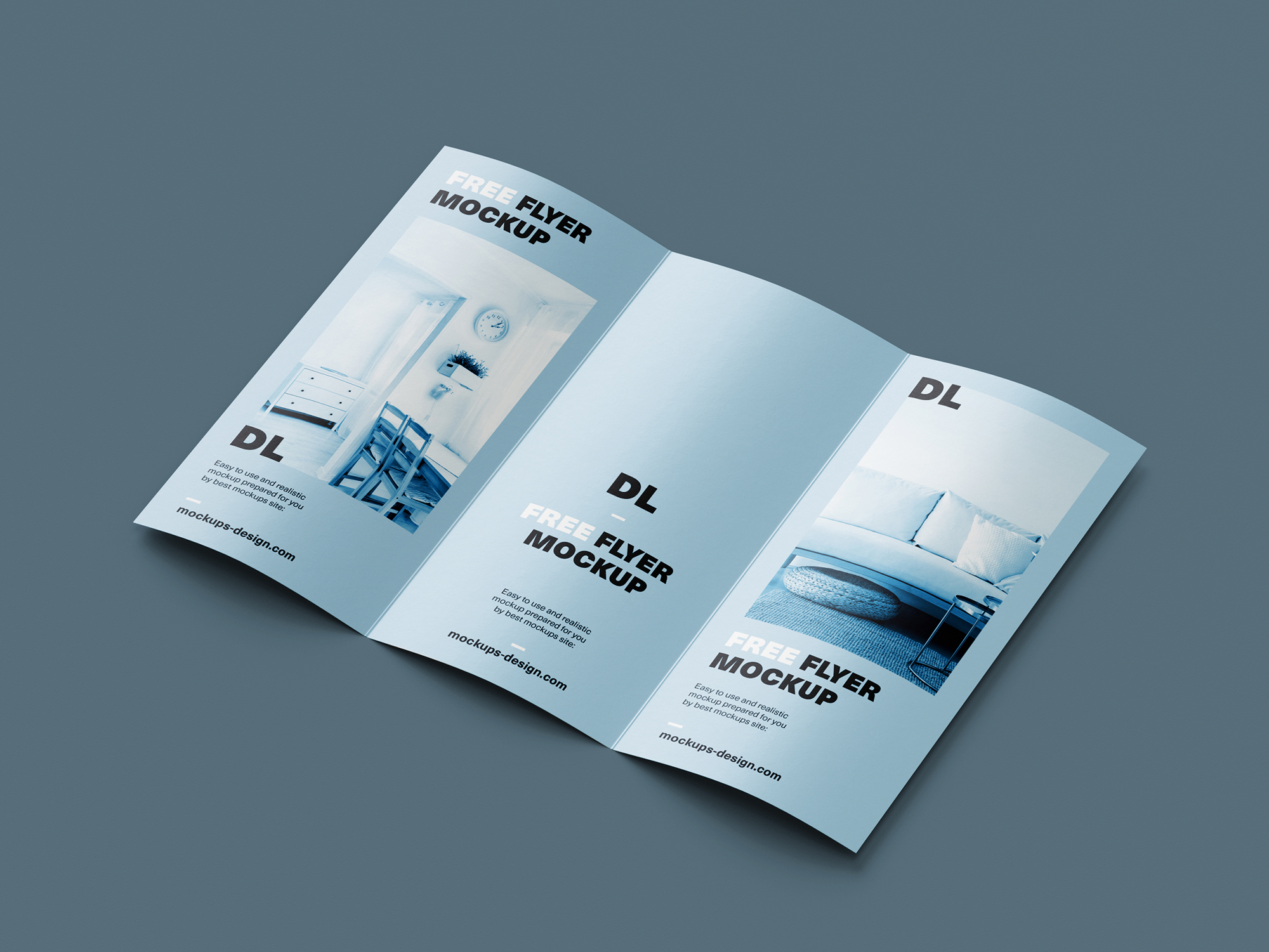 Stylish Z-Fold Leaflet with Custom Design