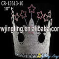 Rhinestone Big Castle And Star Pageant Crown