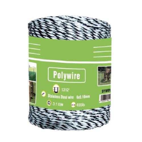 electric fence colored polywire for animal fence