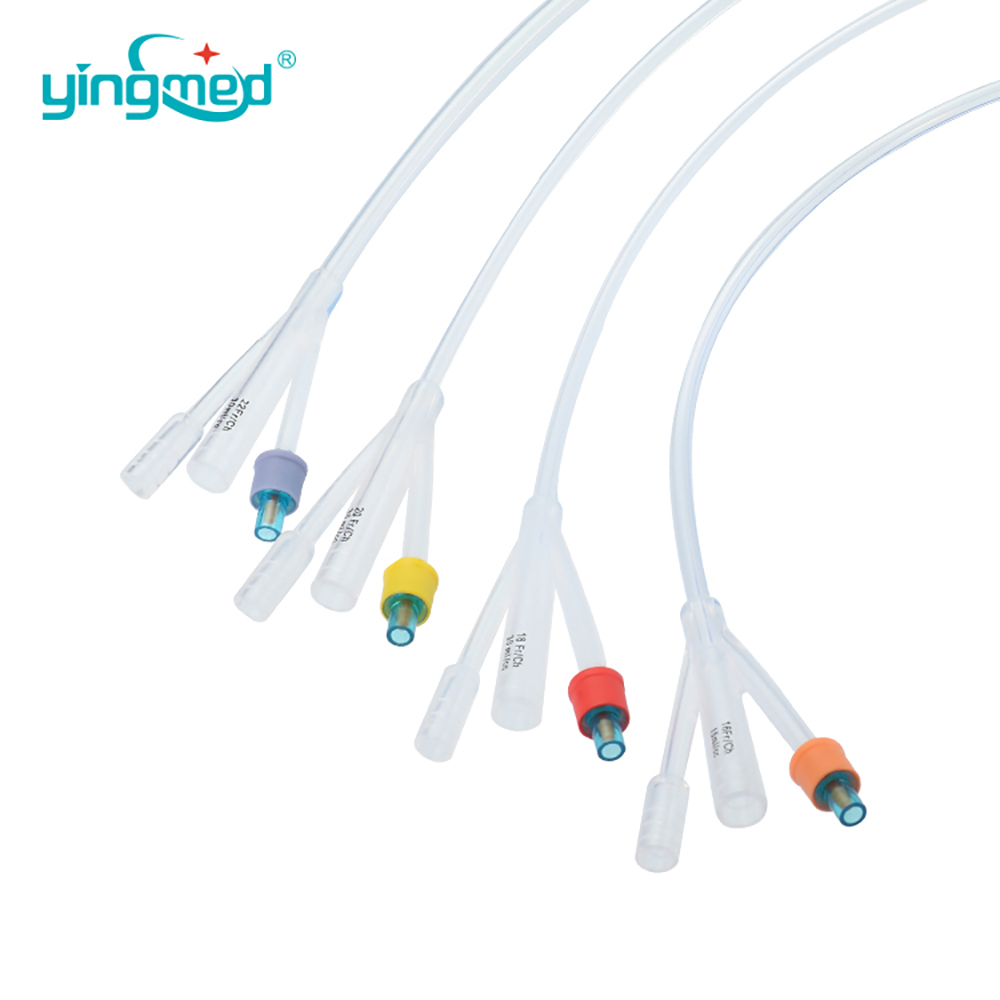 Ym C061 3 Way All Silicone Foley Catheter 3