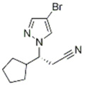 (R) -3- (4- 브로 모 -1H- 피라 졸 -1- 일) -3- 사이클로 펜틸 프로판 니트릴 CAS 1146629-83-5