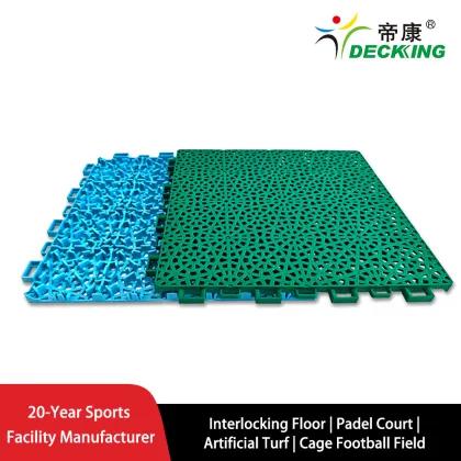 Snap‑lock Rhombus‑Flower Sports Flooring