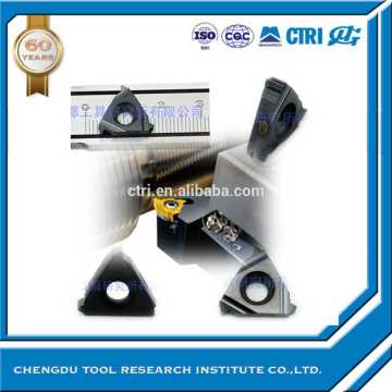 ISO cemented carbide tungsten cutting tool TiAlN coated threading insert