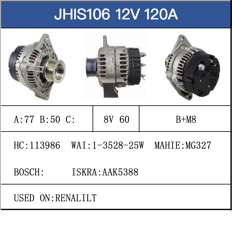 Alternator-Catalogue-JHIS106-X-