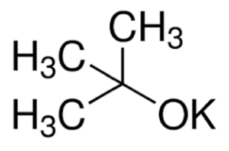 le tert-butoxyde de potassium est-il une base forte