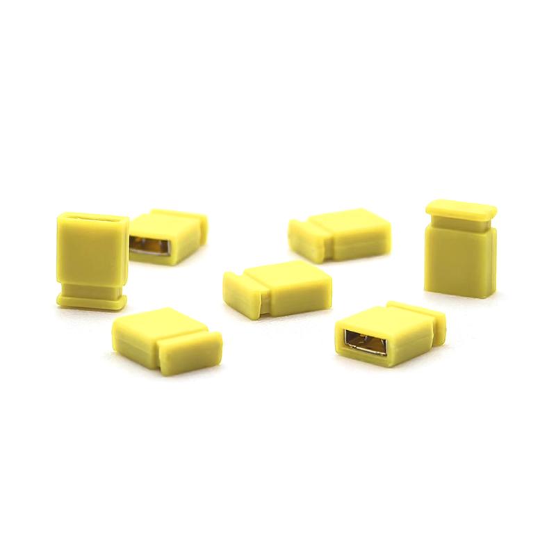 2.54 Fireproof Yellow Closed Circuit Cap Short Circuit Cap