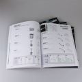 Folha de instruções de catálogo de catálogo de papel A4 personalizado