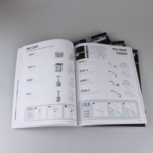 Customized A4 Paper Catalog Brochure Instruction Sheet