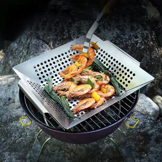 Wholesale Stainless Steel BBQ Grill Basket