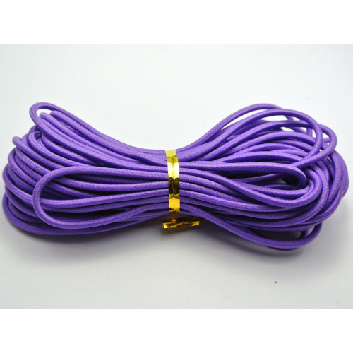 Dark Purple 2mm Round Elastic shock Cord