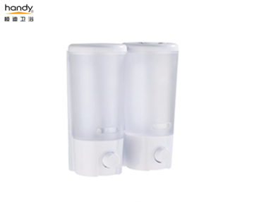 ABS Double Transparent Bathroom Soap Dispenser