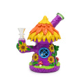 Frog Sunflower House Glass Percolator DAB