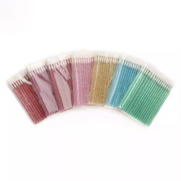 Wholesale Disposable Lip Brush Set - 50pcs/bag Cotton Swab Mascara Wands for Eyelashes and Lip Gloss