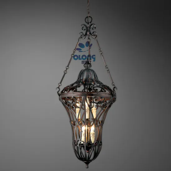 New Style Home Pendant Light with Blue Glass Beak-shaped Lamp